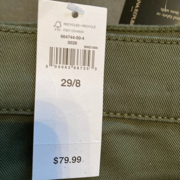 Banana Republic Curvey Skinny Jeans - Green - NWT - Picture 2 of 7